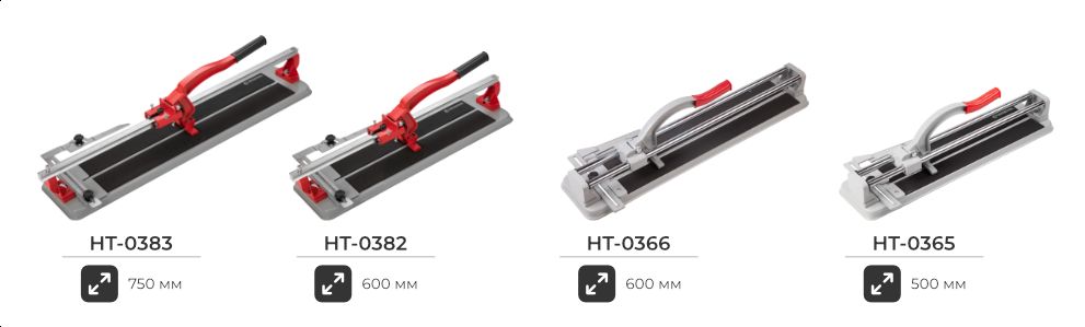 Лінійка плиткорізів на підшипниках