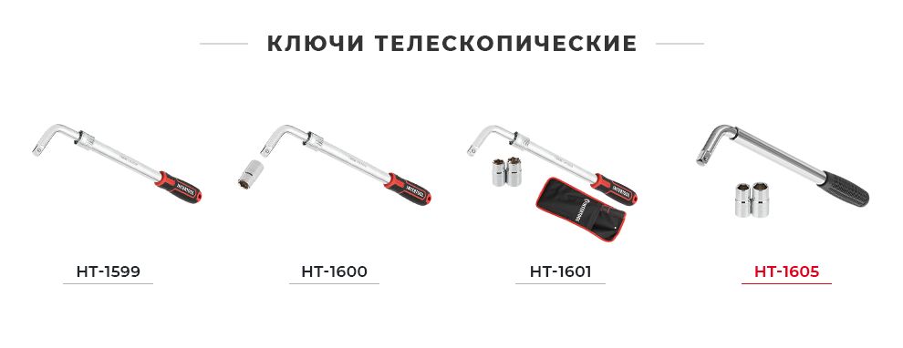 Лінійка телескопічних балонних ключів