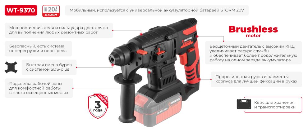 Приемущества WT-0370