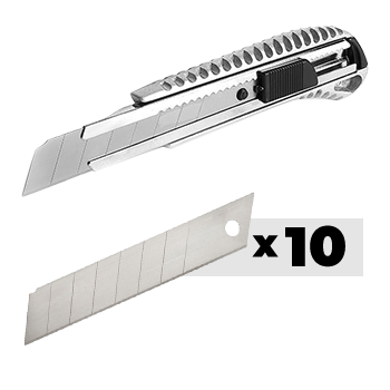 Нож строительный с лезвиями