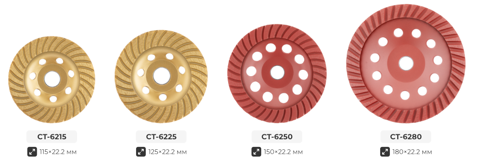 лінійка фрез 