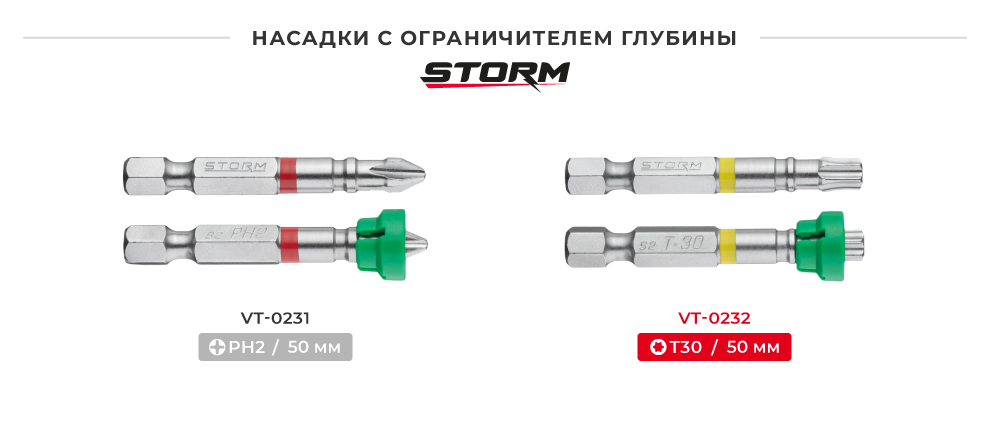 Лінійка біт з обмежувачем глибини
