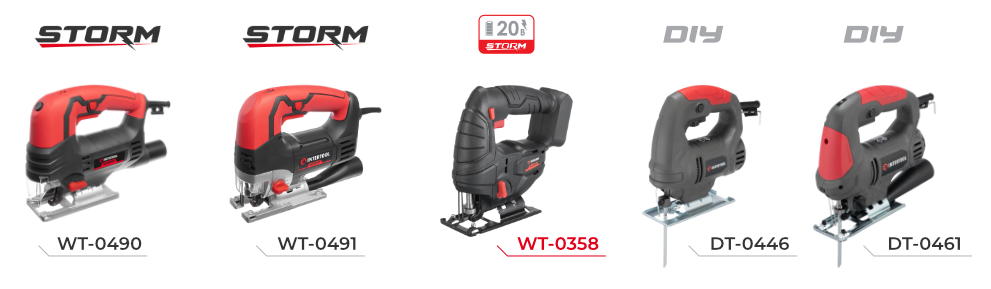 Лінійка електролобзиків INTERTOOL